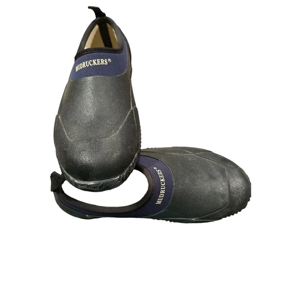 Mudruckers Mud Barn Garden Waterproof Shoes Boots Unisex‎ US Size W 7 M 6 VGUC
